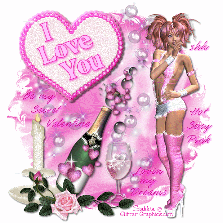 I Love You Glitter Pictures. I Love You, Pink Valentine