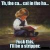Lil girl trying to read