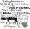 nothing lasts forever