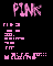pinkPINK BLACK HEART LOVE
