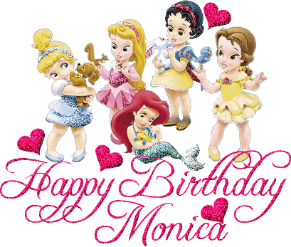 Seasonal " Birthday " Happy Birthday Monica.