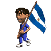 El Salvador Flag Boy