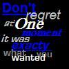 Don't Regret