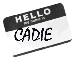 Hello My Name Is Cadie