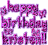 Happy Birthday Kristen!!