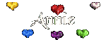 annie, colored hearts