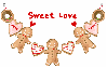 sweet love gingerbread cake garland