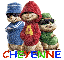 Hooded Alvin & the Chpimunks/Cheyenne with Transparent Background