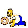 homer and the donnut