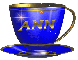 A blue cup for Ann