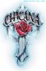 chicana red rose