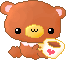 cute kawaii teddy bear character