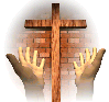 cross and hands
