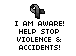 aware of violence