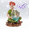 Peter Pan & Tinkerbell Snowglobe (with sparkles)- Heather