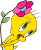 TWEETY WITH FLOWER