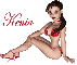 Woman in Red Bikini