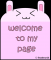 welcome to my page bunny