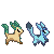 glaceon and leafeon walking