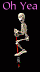 jumping skeleton