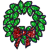 Glitter Christmas Wreath