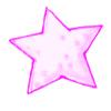 cute pink star