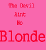 no blonde