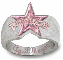dallas cowboys pink star ring esther