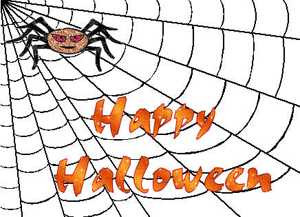 Happy Halloween Spider Web