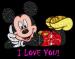 mickey saying i love u!