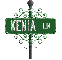 street sign green kenia ln