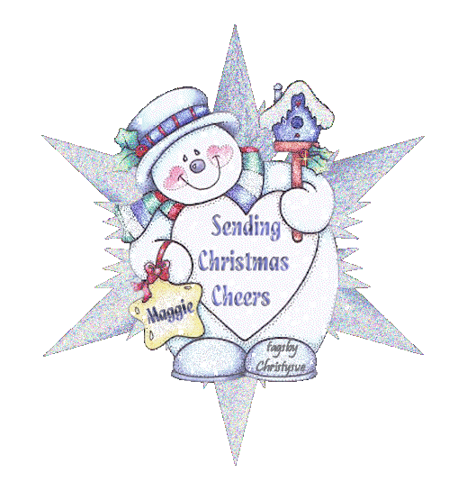 Sending Christmas Cheers Maggie