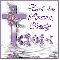 Rest In Peace, Cindy - Purple Cross Reflection