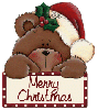 merry christmas bear
