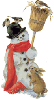 merry christmas snowman