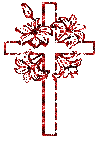 Red Sparkle Cross