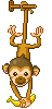 monkey with banana