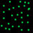 Green Glitter dots