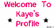 Welcome To Kaye's Page