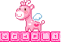 Noheli pink giraffe