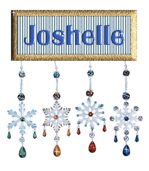 WINTER PLAQUE: JOSHELLE