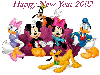 mickey and gang happy new year 2009