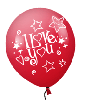 i love you animated balloon right to left animated