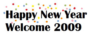 Happy New Year welcome 2009