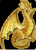 Golden Luminaire Dragon