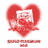 Valentine Heart with Happy Valentine's Day text