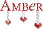 amber - hearts