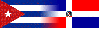 Cuban - Dominican Flag
