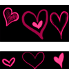 pink hearts bg