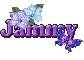Purple Flower & Butterfly: Jammy